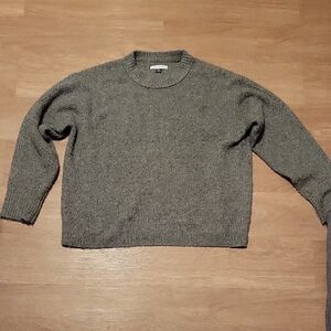 American Eagle Outfitters Charcoal Crewneck Sweater